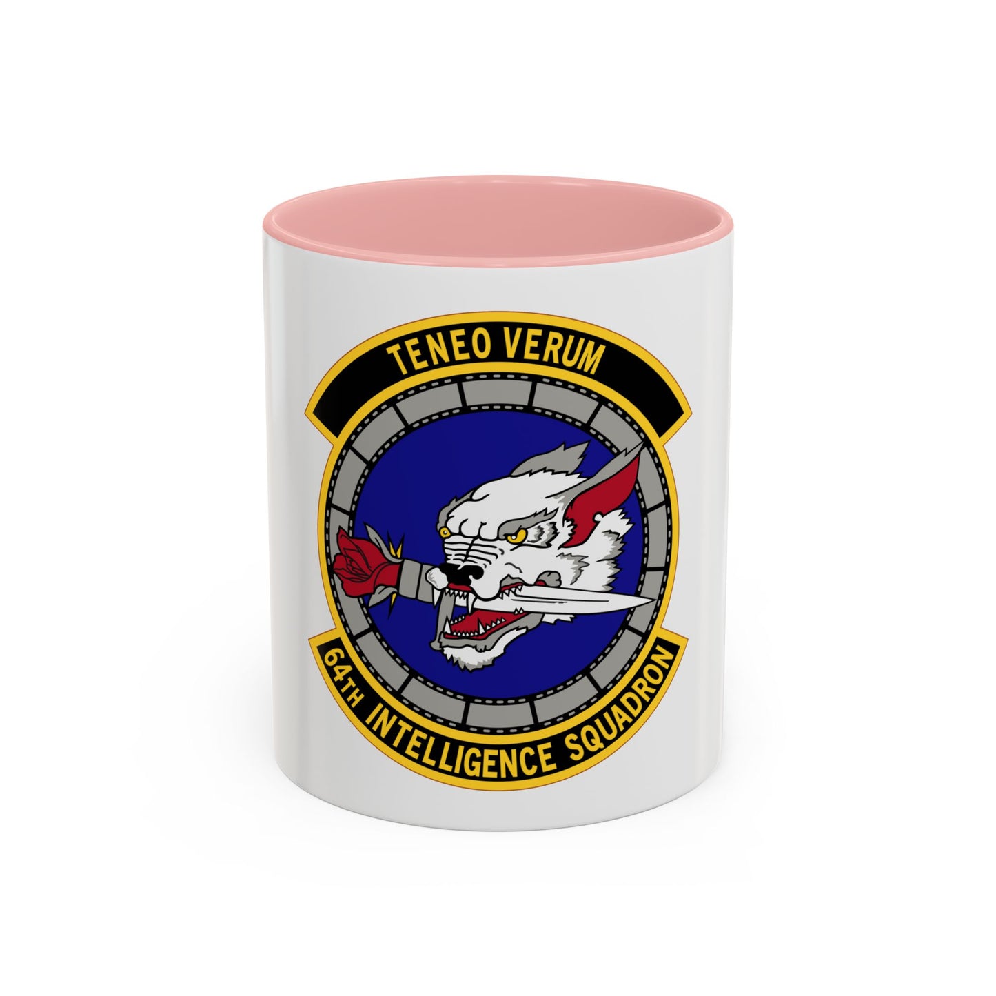 64 Intelligence Squadron AFRC (U.S. Air Force) Accent Coffee Mug