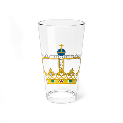 Coroa Real Fechada - três arcos - Portugal (Portugal) (Coat of Arms) Pint Glass 16oz