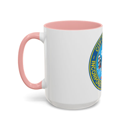 Seal of Chicago Illinois - Accent Coffee Mug