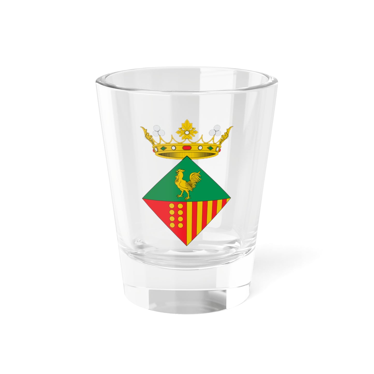 Escut dAitona (Spain) (Coat of Arms) Shot Glass 1.5oz