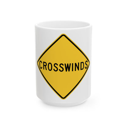 NYS NYW7-16 (New York) (Road Sign) White Coffee Mug