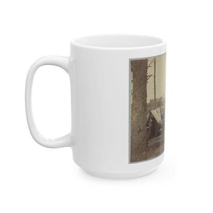 Breaking Camp, Brandy Station, Va. (U.S. Civil War) White Coffee Mug