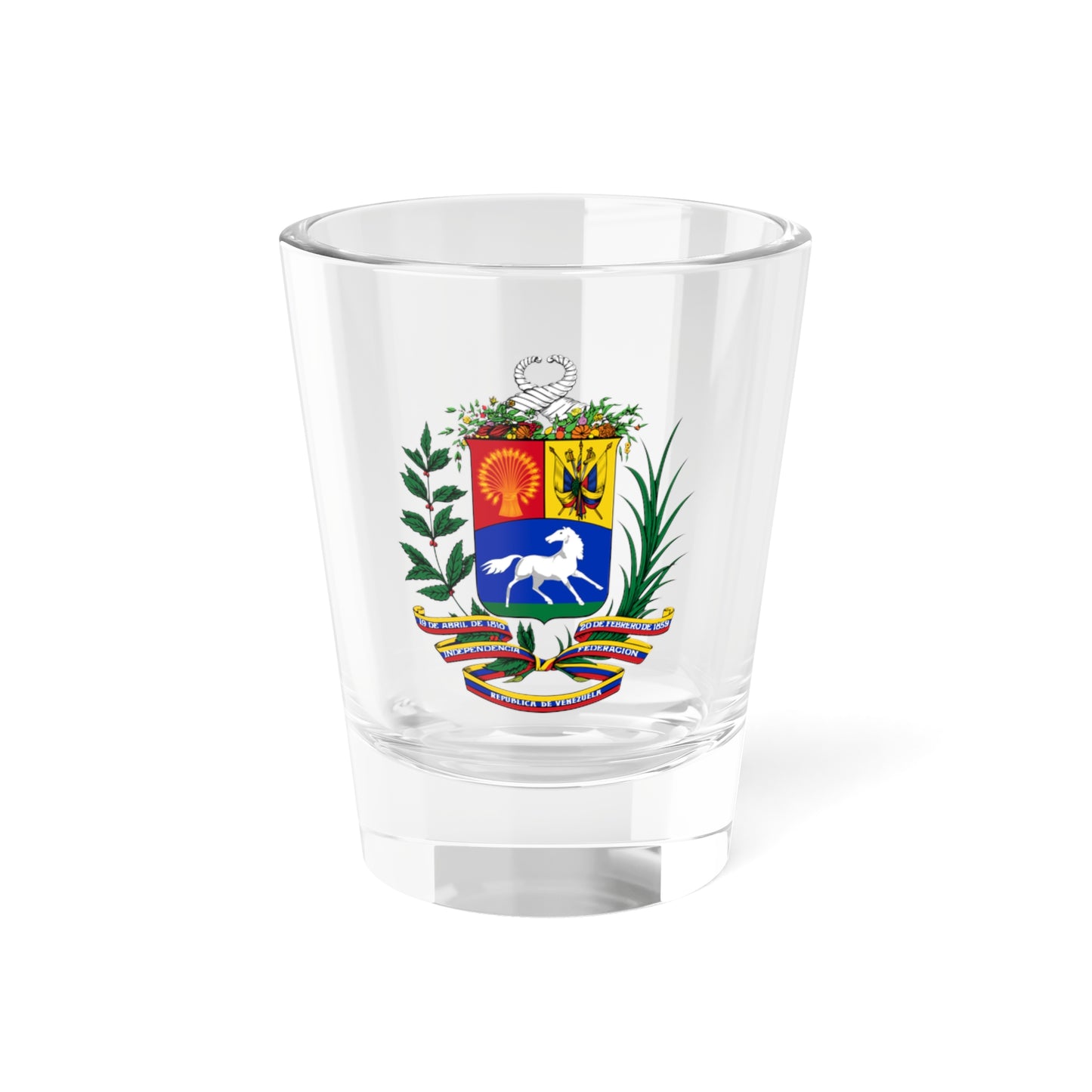 Coat of arms of Venezuela (1954-2006) - Shot Glass 1.5oz