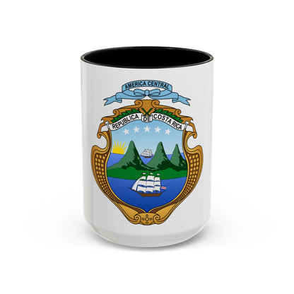 Coat of arms of Costa Rica (1906-1964) - Accent Coffee Mug