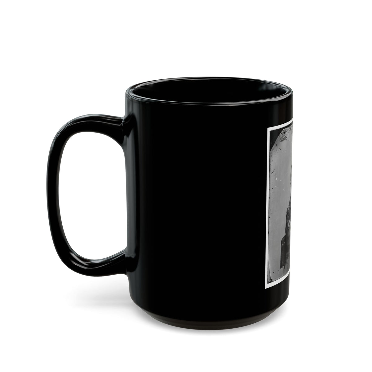 Adml. D.D. Porter, U.S.N. (U.S. Civil War) Black Coffee Mug