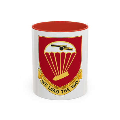456th Airborne Field Artillery Battalion (U.S. Army) Accent Coffee Mug