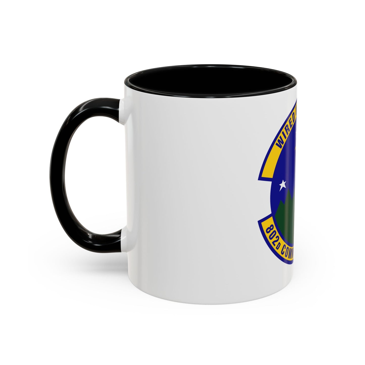 802d Communications Squadron (U.S. Air Force) Accent Coffee Mug