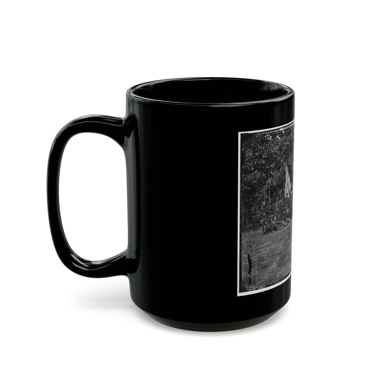 Bealeton, Virginia. Company F, 93d New York Infantry (U.S. Civil War) Black Coffee Mug