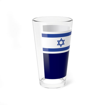 Flag of IDF Chief of Staff at Sea (Israel) Pint Glass 16oz