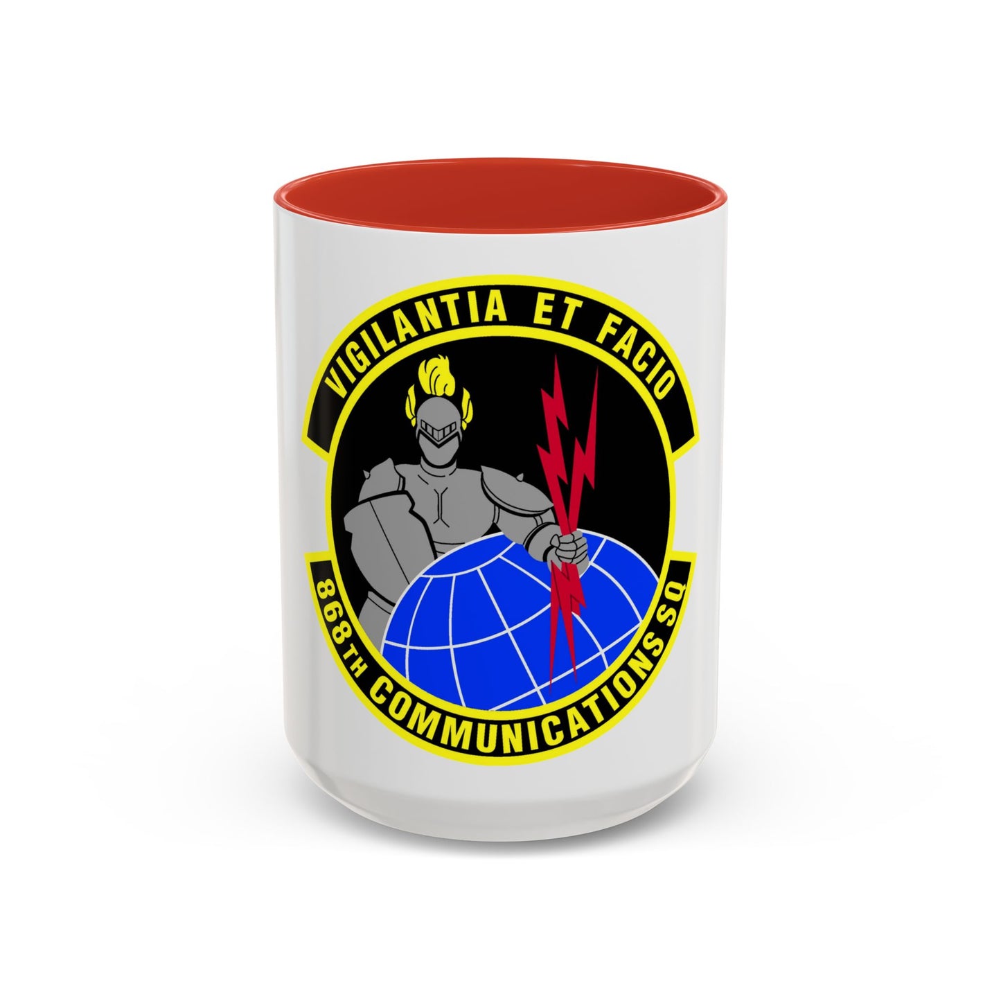 868th Communications Squadron (U.S. Air Force) Accent Coffee Mug