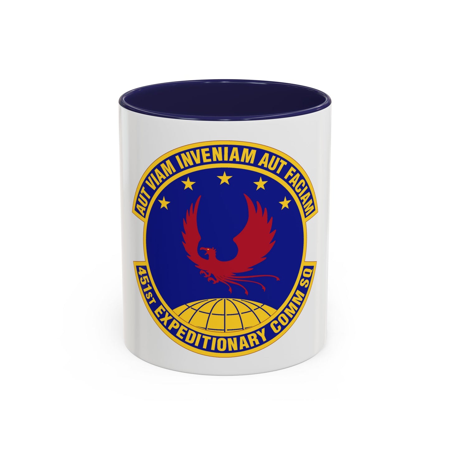 451st Expeditionary Communications Squadron (U.S. Air Force) Accent Coffee Mug
