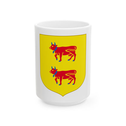 Andorra - Bearne Coat of Arms - White Coffee Mug