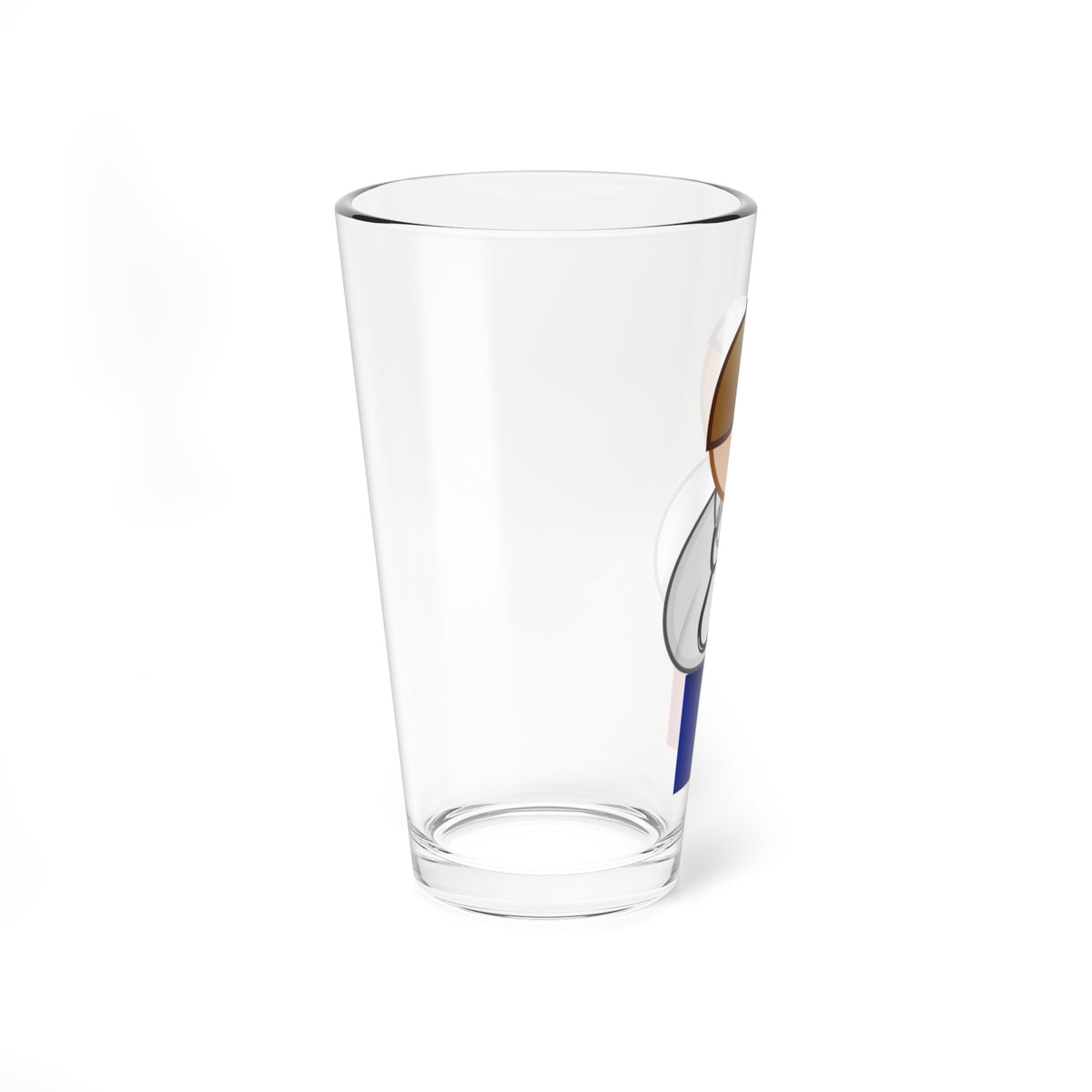 FR-Medical-Bio-Stub (France) Pint Glass 16oz