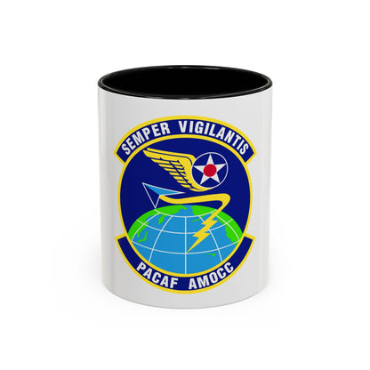 PACAF Air Mobility Operations Control Center (U.S. Air Force) Accent Coffee Mug