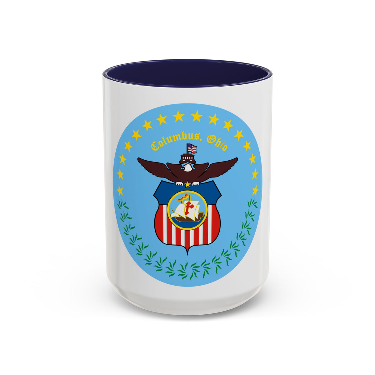 Seal of Columbus Ohio - Accent Coffee Mug