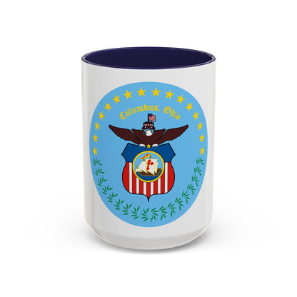 Seal of Columbus Ohio - Accent Coffee Mug