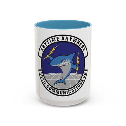 305th Communications Squadron (U.S. Air Force) Accent Coffee Mug