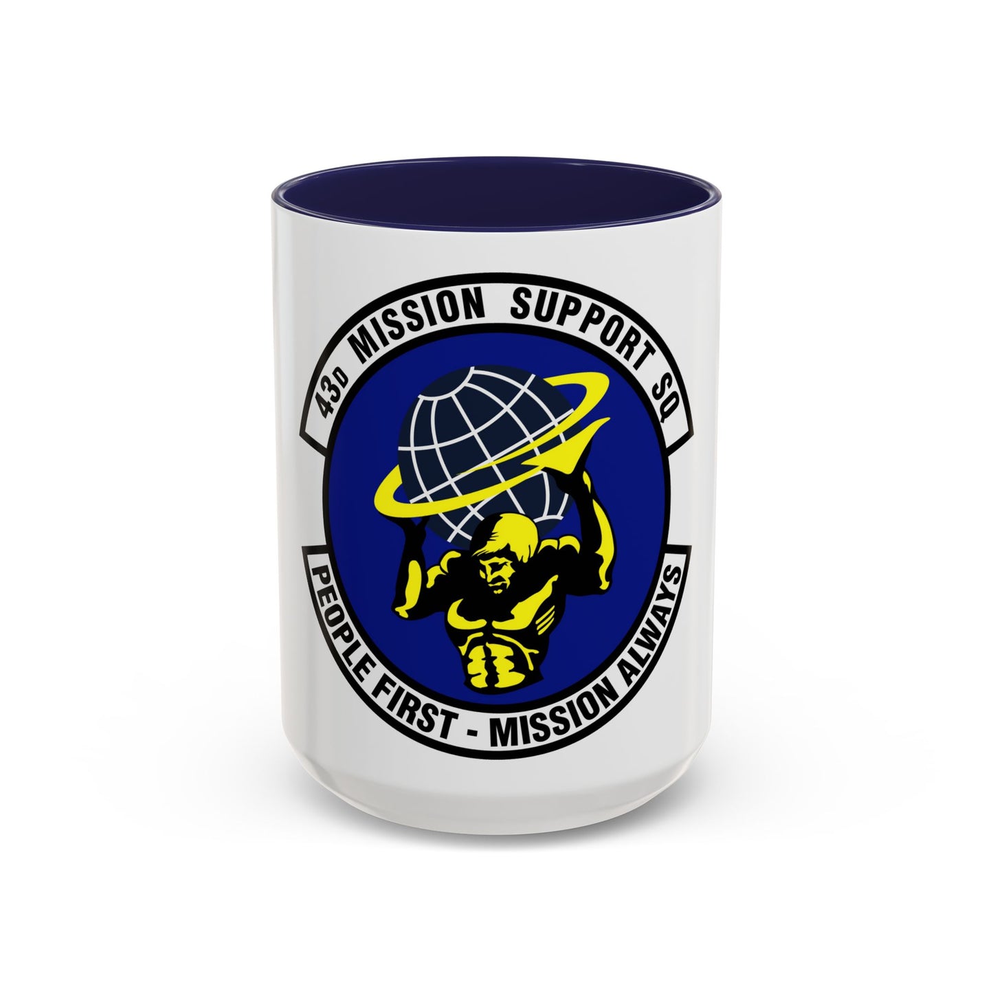 43d Mission Support Squadron (U.S. Air Force) Accent Coffee Mug