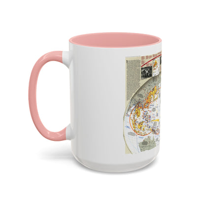World War II- Asia and the Pacific (1991) (Map) Accent Coffee Mug