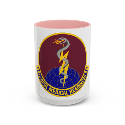 90 Operational Medical Readiness Squadron AFGSC (U.S. Air Force) Accent Coffee Mug