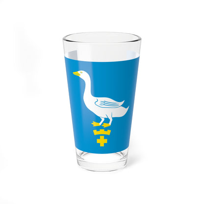 Pyhäjoki.lippu (Finland) Pint Glass 16oz