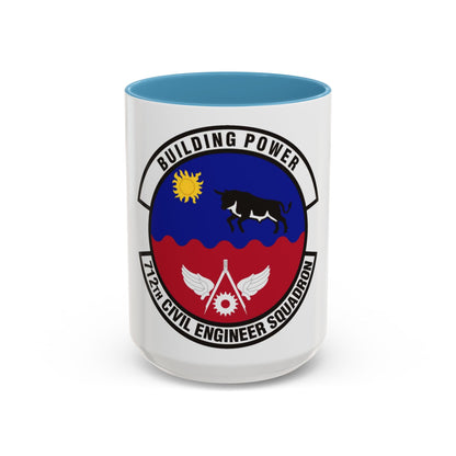 712th Civil Engineer Squadron (U.S. Air Force) Accent Coffee Mug