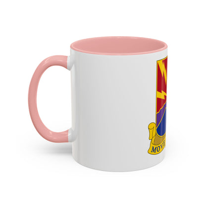 593rd Field Artillery Battalion (U.S. Army) Accent Coffee Mug
