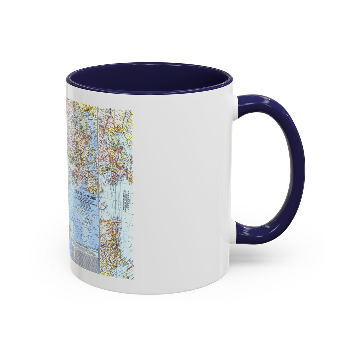 Top Of The World (1965) (Map) Accent Coffee Mug