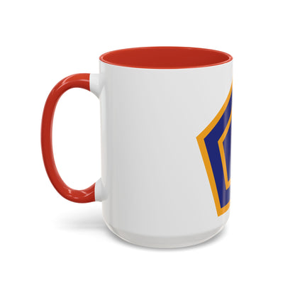 US 55th Infantry Division (U.S. Army) Accent Coffee Mug