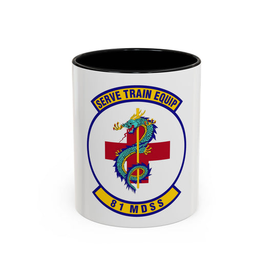 81st Medical Support Squadron (U.S. Air Force) Accent Coffee Mug