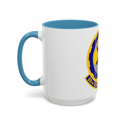 88 Civil Engineer Squadron AFMC (U.S. Air Force) Accent Coffee Mug