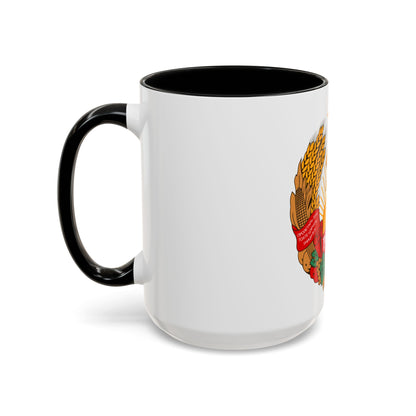 Emblem of the Moldavian SSR (1981-1990) - Accent Coffee Mug