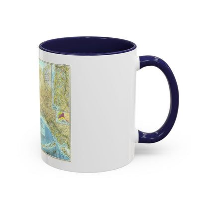 USA - Alaska (1956) (Map) Accent Coffee Mug