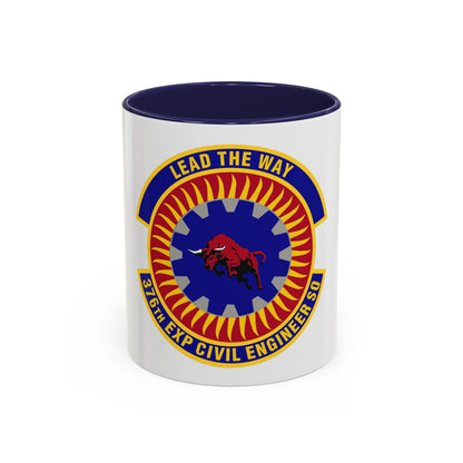 376th Expeditionary Civil Engineer Squadron (U.S. Air Force) Accent Coffee Mug