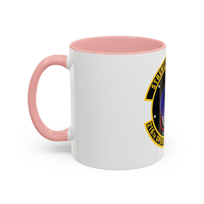 216th Operations Support Squadron (U.S. Air Force) Accent Coffee Mug