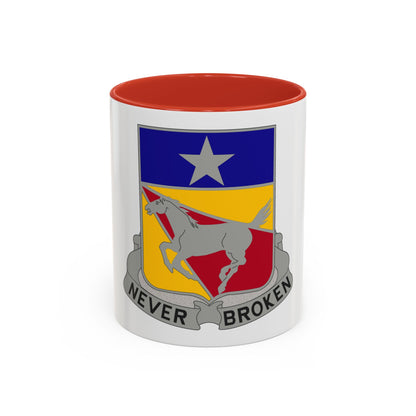 221 Cavalry Regiment (U.S. Army) Accent Coffee Mug