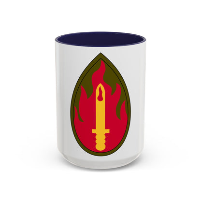 63rd Infantry Division SSI (U.S. Army) Accent Coffee Mug