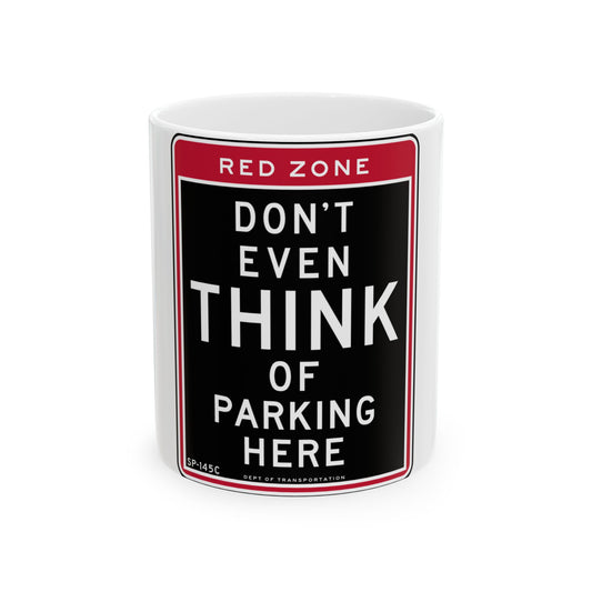 NYCDOT SP-145C (New York) (Road Sign) White Coffee Mug