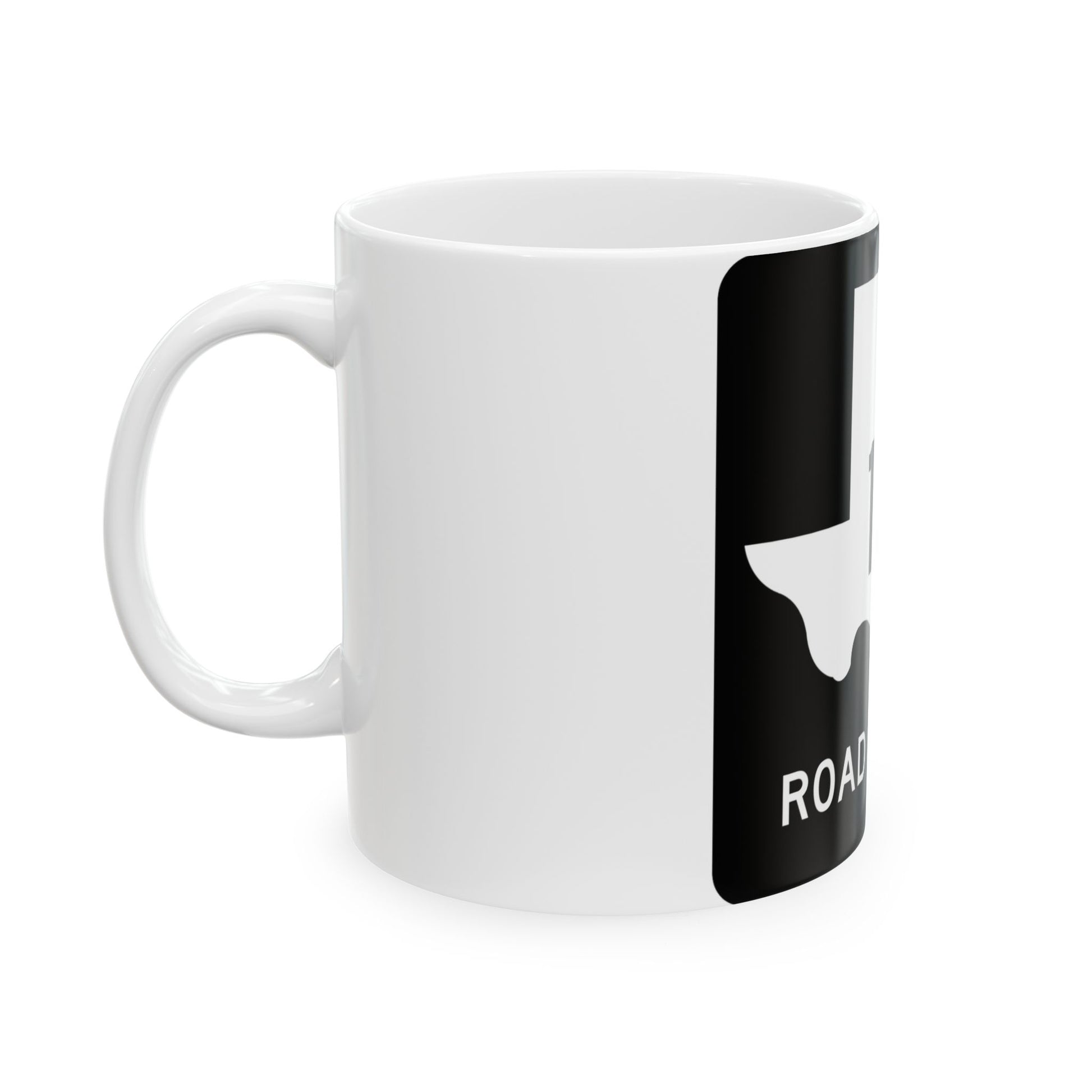 Texas FM 189 (Texas) (Road Sign) White Coffee Mug-Go Mug Yourself