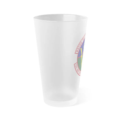 122d Air Support Operations Squadron (U.S. Air Force) Frosted Pint Glass 16oz-Go Mug Yourself