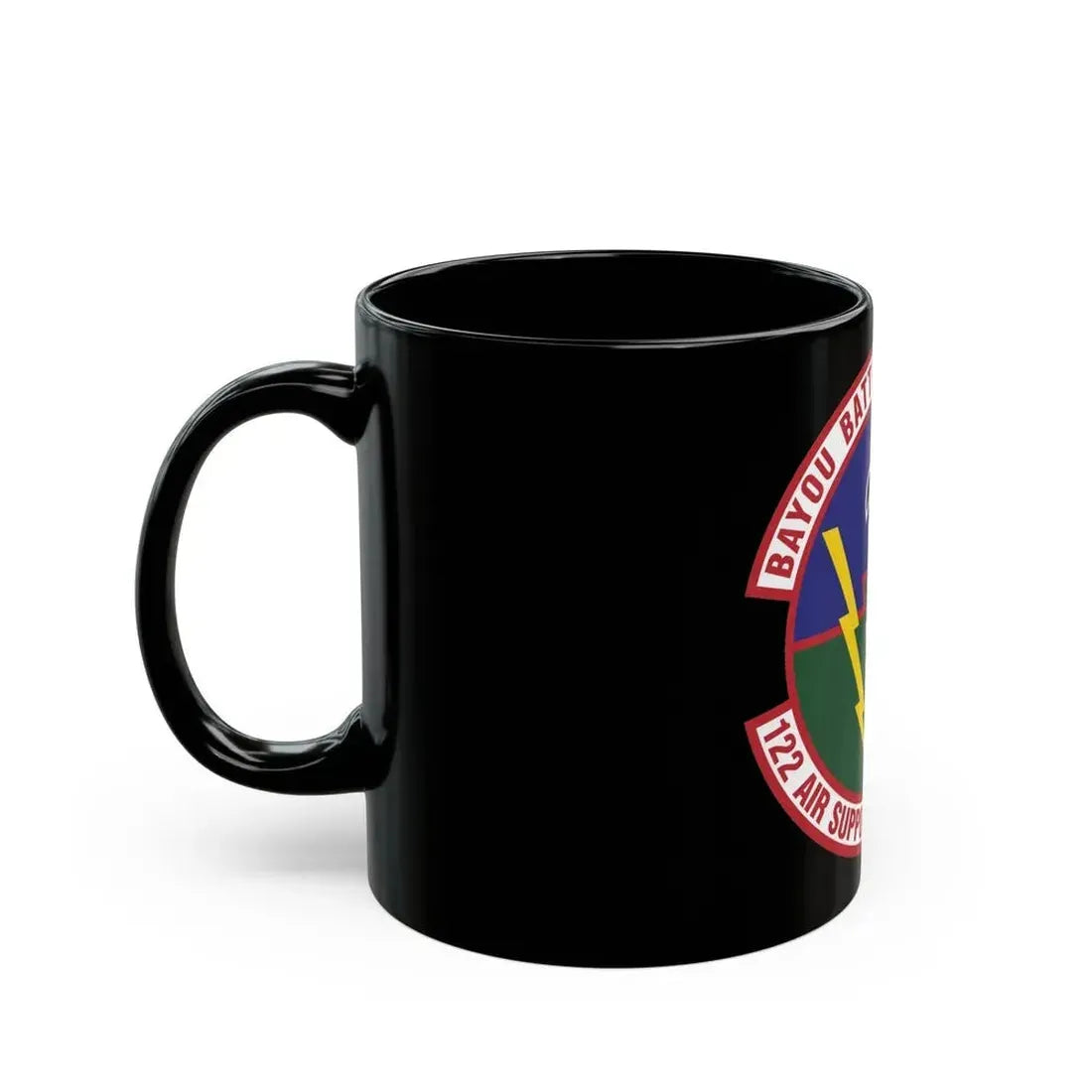 122d Air Support Operations Squadron (U.S. Air Force) Black Coffee Mug - Go Mug Yourself