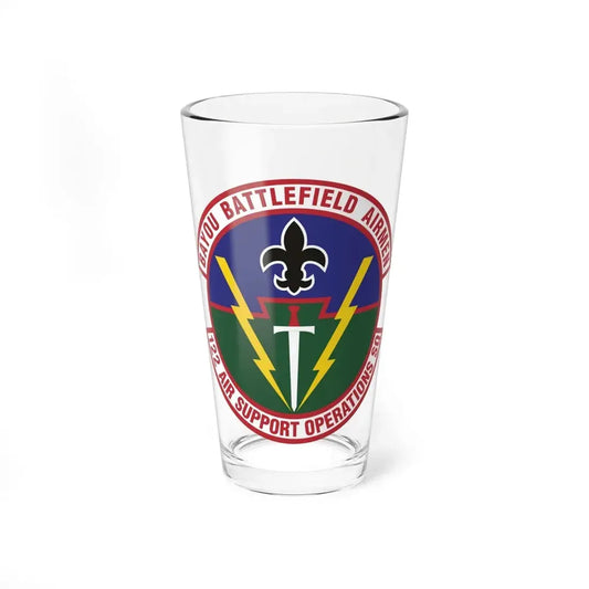 122d Air Support Operations Squadron (U.S. Air Force) Pint Glass 16oz 16oz - Go Mug Yourself