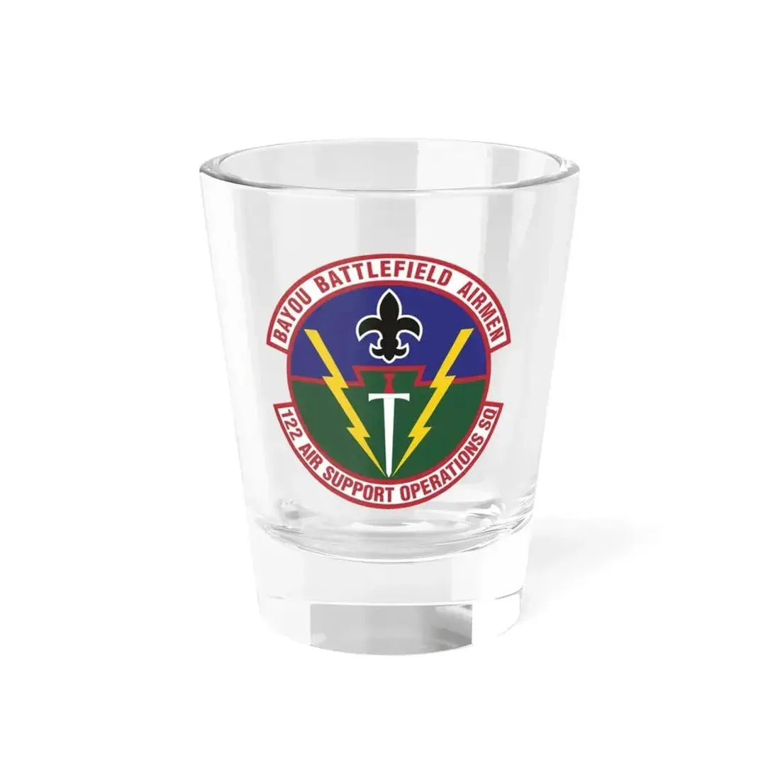122d Air Support Operations Squadron (U.S. Air Force) Shot Glass 1.5oz 1.5oz - Go Mug Yourself