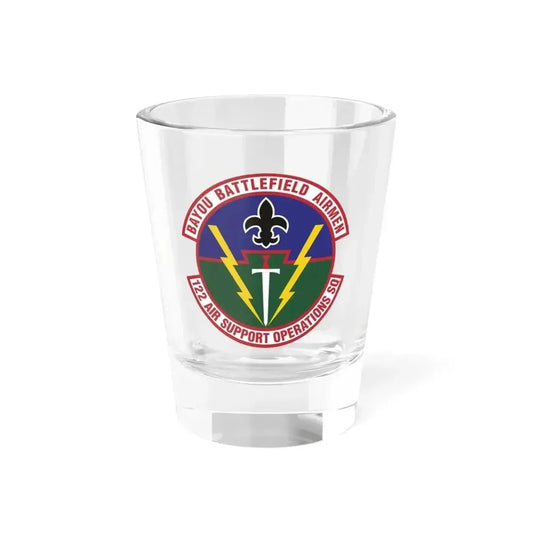 122d Air Support Operations Squadron (U.S. Air Force) Shot Glass 1.5oz 1.5oz - Go Mug Yourself