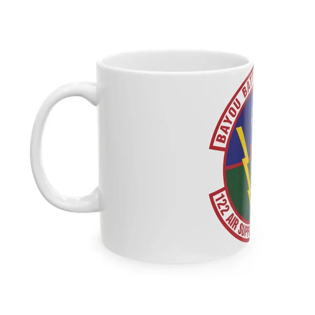122d Air Support Operations Squadron (U.S. Air Force) White Coffee Mug - Go Mug Yourself