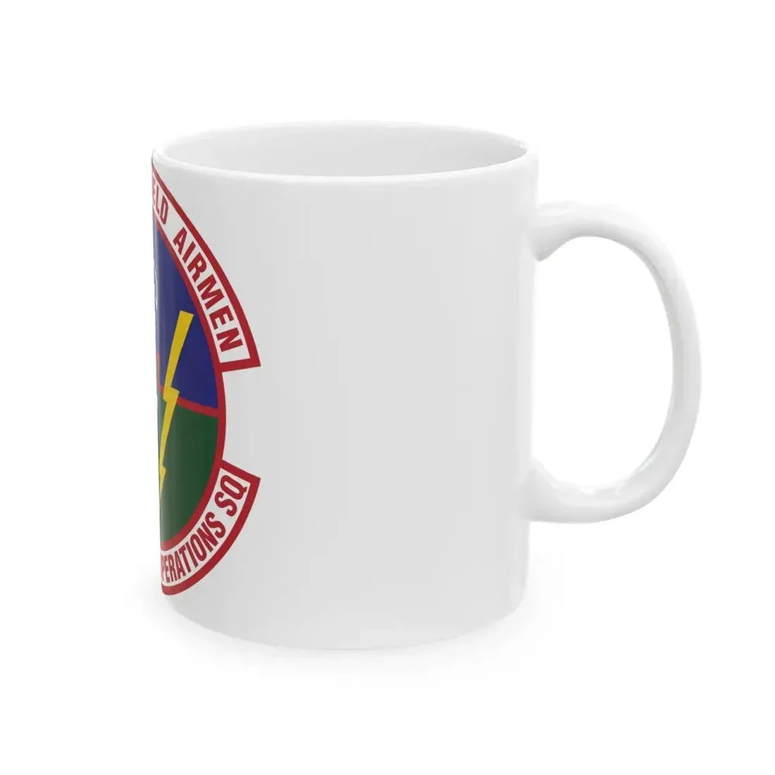 122d Air Support Operations Squadron (U.S. Air Force) White Coffee Mug - Go Mug Yourself