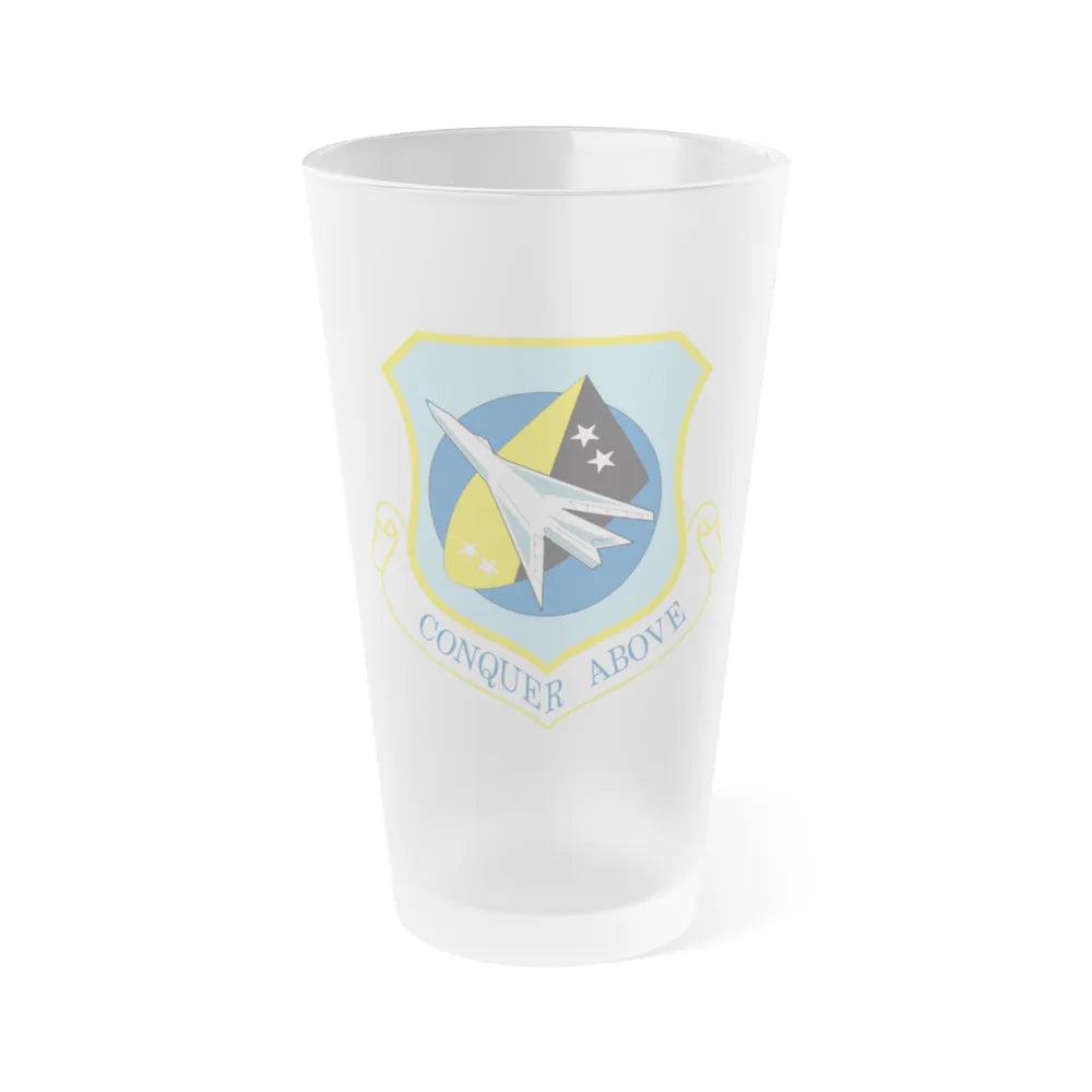 122d Fighter Wing (U.S. Air Force) Frosted Pint Glass 16oz-16oz-Frosted-Go Mug Yourself