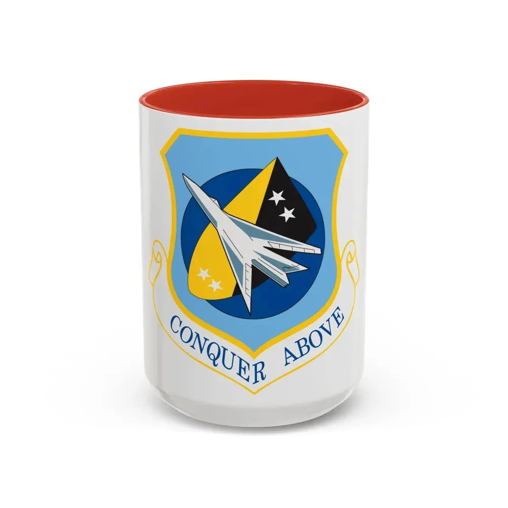 122d Fighter Wing (U.S. Air Force) Accent Coffee Mug 15oz Red - Go Mug Yourself
