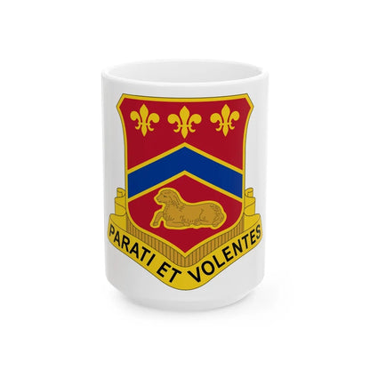 123 Engineer Battalion (U.S. Army) White Coffee Mug-15oz-Go Mug Yourself