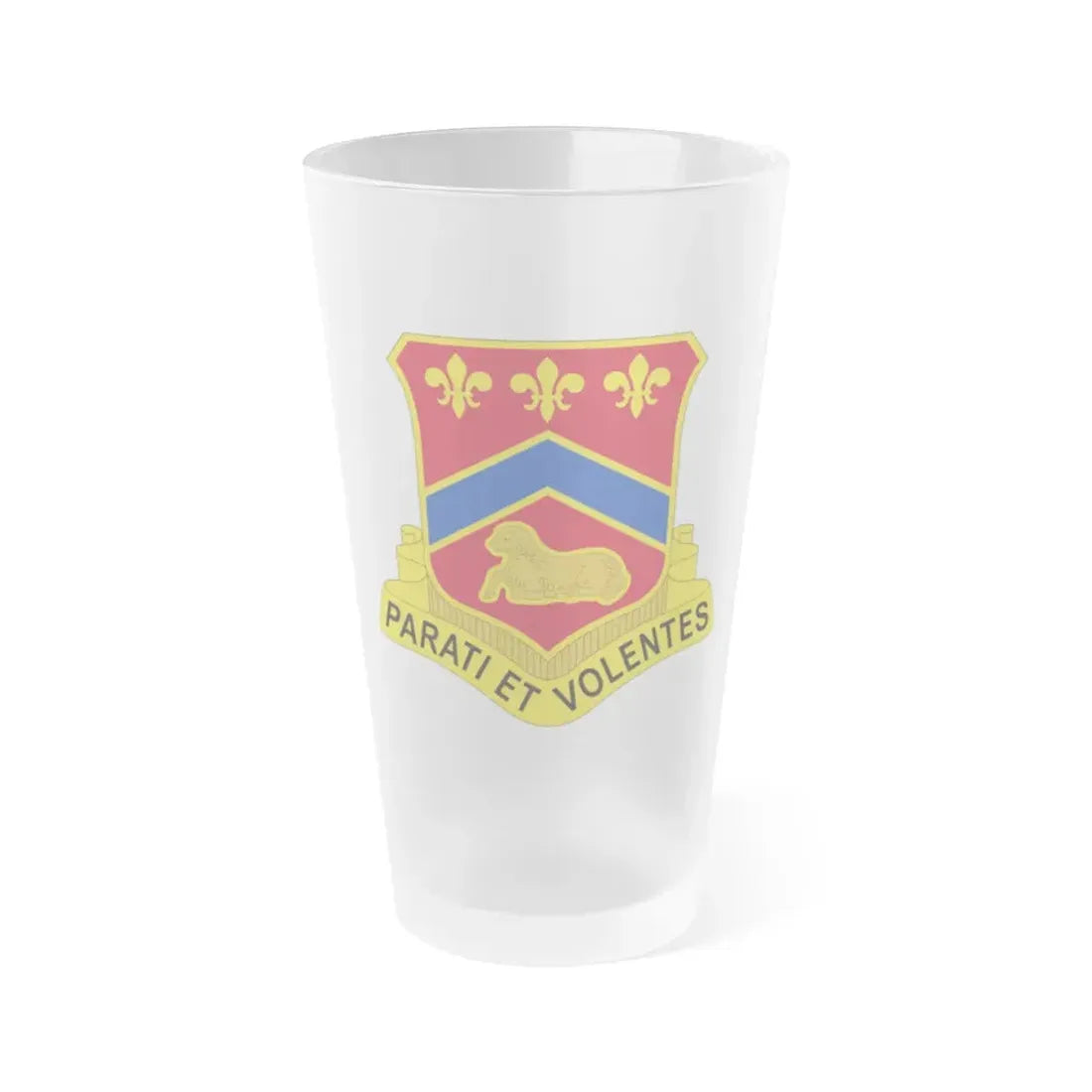 123 Engineer Battalion (U.S. Army) Frosted Pint Glass 16oz Default Title - Go Mug Yourself